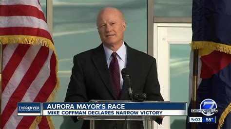 Aurora Mayor Mike Coffman declares victory in bid for re-election