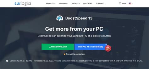 Auslogics BoostSpeed for Windows