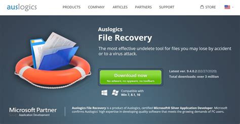 Auslogics File Recovery for Windows