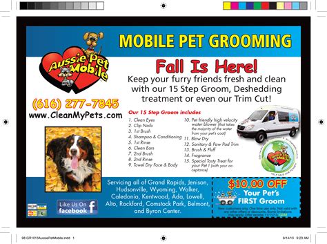 Aussie Mobile Pet Grooming Prices