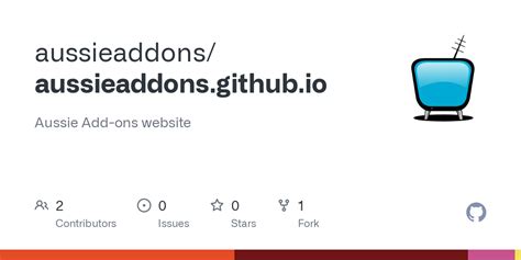 Aussie addons github. com/aussieaddons - Aussie Add-ons (formerly XBMC C...