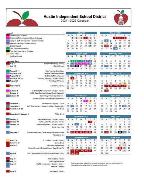 Austin ISD Calendar 202122 PDF PDFfile