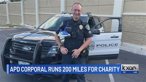 Austin Police corporal runs nearly 200 miles for charity