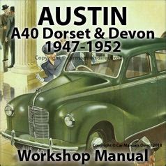 Austin a40 devon 1947 1952 workshop manual. - Monster duel official handbook yu gi oh.
