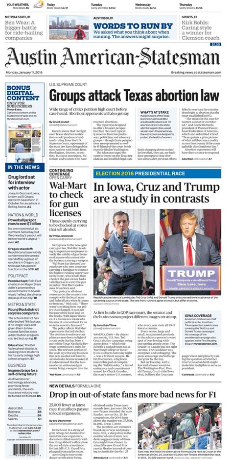 Austin american-statesman epaper. Interested in upgrading? Please call customer service at 1-800-445-9898. Already have a subscription? Activate your digital access. Cancel. Help. 