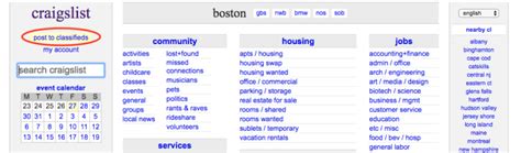 How to post a job on Craigslist for free: 1. Choose the right location. Craigslist is a global network. Before you begin, make sure your location is correct; you’ll find it at the top right of the page. To change it, choose a new location from the directory of Craigslist sites. Once your location is correct, select ‘ post to classifieds .... 