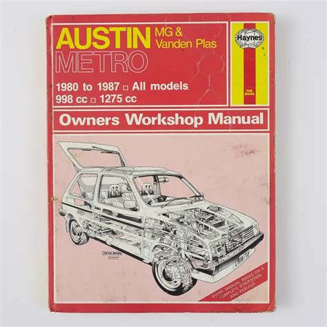 Austin metro mg vanden plas 1980 to may 1990 all models 998cc 1275cc owners workshop manual. - Mitsubishi magna tj sport repair manual.