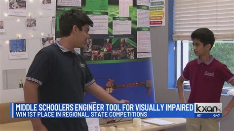 Austin middle schoolers engineer tool for visually impaired