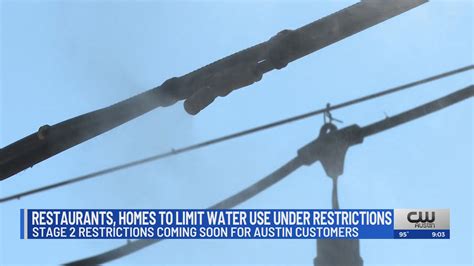 Austin moving to Stage 2 drought restrictions Tuesday; Watering times shortened by 3 hours