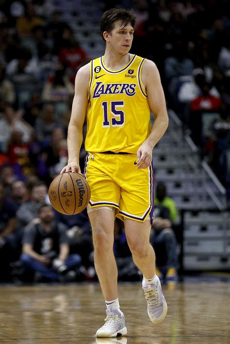 Read all about Austin Reaves stats, bio and history as a Laker Position; Jersey Number ... Jersey Number; Date of Birth 10/19/2023; Years Pro; Height; Weight; From; Career Stats. PPG. APG. RPG ... 