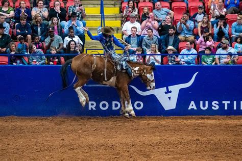 Austin rodeo. Rodeo Austin is coming back for another year of "real Texas grit," complete with bull riding, carnival rides and, of course, plenty of live music. 