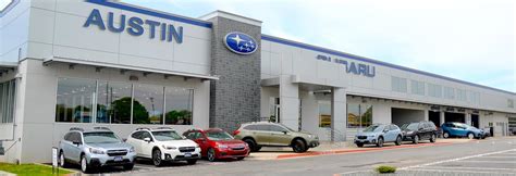 Austin subaru. Austin Subaru is a local dealership that sells new and used Subaru vehicles, as well as certified pre-owned models. It offers financing, service, and support for customers in … 