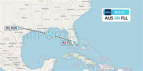  All flights from AUS to FLL non-stop. There are direct flights from Austin-Bergstrom International Airport, Texas, USA to Fort Lauderdale Hollywood International (FLL), Florida, USA every day of the week The flight distance is 1109 miles and the trip usually takes about 2 hours and 35 minutes. AUS. .