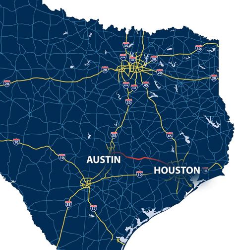 Austin to houston tx. A dozen more will follow throughout the Texas Triangle − a region connected by Dallas-Fort Worth, Austin, Houston and San Antonio. The Texas Triangle is home to 68% of all … 