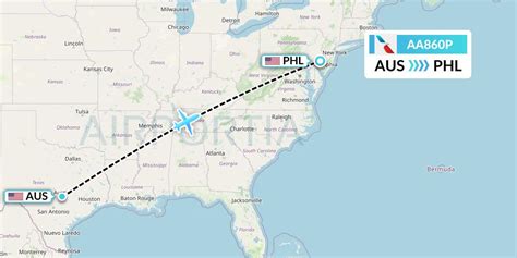 Austin to philadelphia. AA860 and Austin AUS to Philadelphia PHL Flights. Flight AA860 is code-shared by 2 airlines using the flight numbers IB4868, QR2741. Other flights departing from Austin AUS: DL1071, AA2389, UA1741, WN1247. Other flights arriving at Philadelphia PHL: UA1105, AA1392, AA5165, F92340. All flights connecting Austin AUS to Philadelphia PHL. 