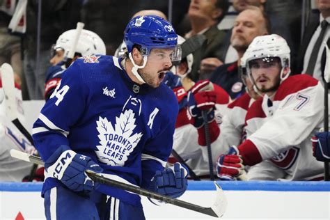 Auston Matthews has hat trick, Maple Leafs rally to beat Canadiens 6-5 in shootout