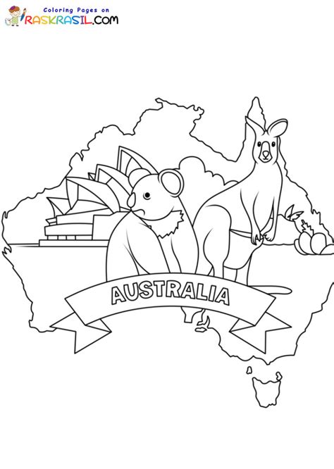 Australia Coloring