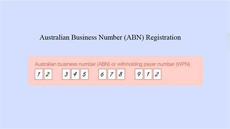 Australian Business Number ASIC