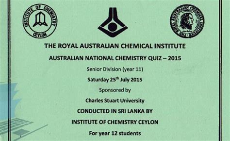 Australian national chemistry quiz question paper. - Manuale di riparazione del generatore diesel.