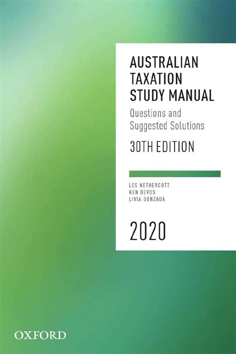 Australian taxation study manual questions and suggested solutions. - Owners manual 463 new holland disc mower.