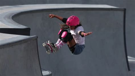 Australian teenager Arisa Trew, 13, becomes first female in skateboarding history to land 720 trick