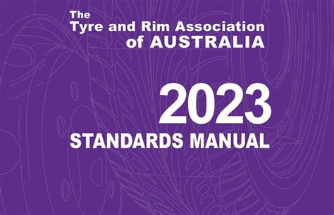 Australian tyre and rim association standards manual. - Manuale d'uso e manutenzione alpha one.