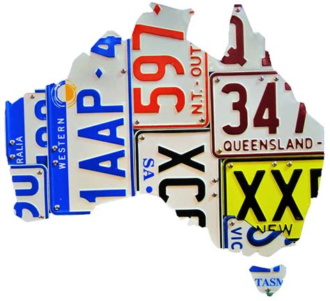 Australian vehicle registration number plates FVC00A+