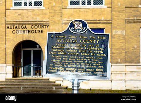 Autauga county courthouse.  From one building, a number of courts and of...