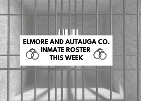 Autauga county inmate roster released.  Updated multiple times daily.  Results: A...