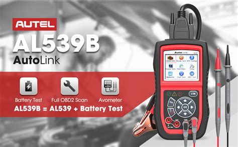 Autel Al539b Autolink Obd2 Scanner Code Reader With Battery