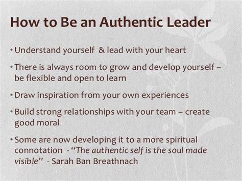 Authentic Leaders - SlideShare