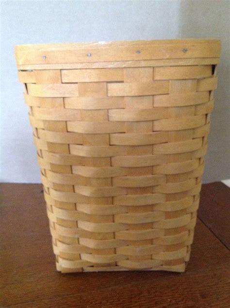 Authentic Plastic Protector For The Longaberger Small Square Waste Basket