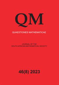 Author Details Quaestiones Mathematicae