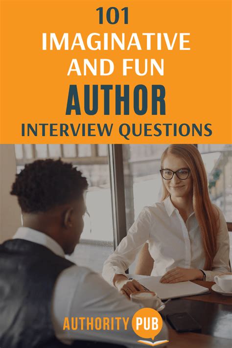 Author interview questions