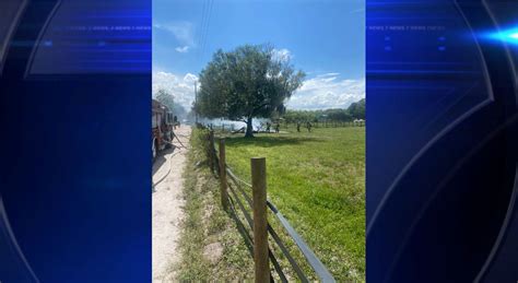 Authorities: 1 killed, 1 injured after small plane crashes into private ranch in Palm City