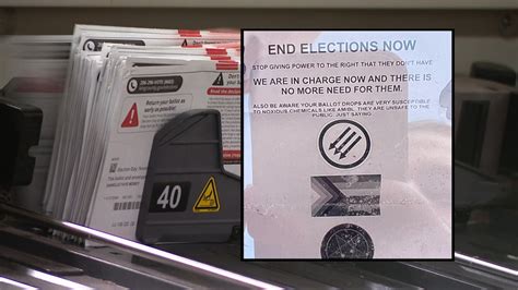 Authorities probe suspicious letters sent to election offices