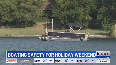 Authorities remind people of boating safety tips for holiday weekend