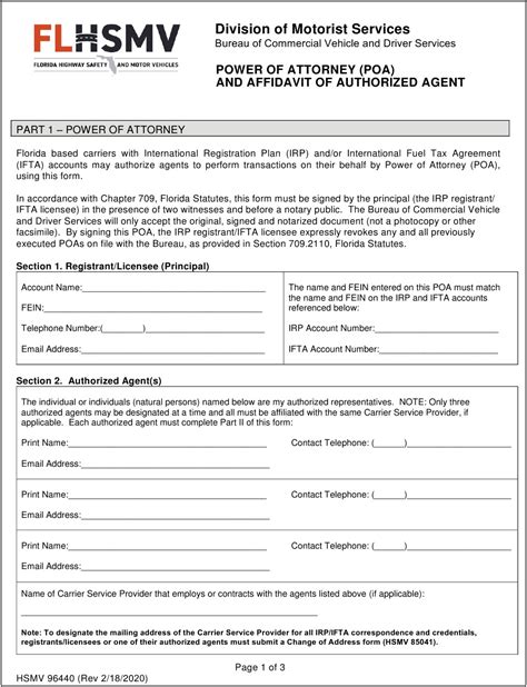 Authorized Agent Designation Fillable Form Free Sample Template