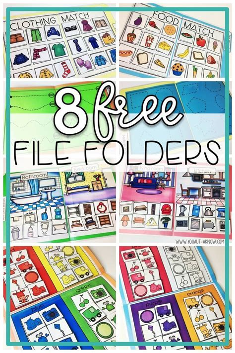 Autism Tasks File Folder Games At File Folder Heaven Printable Hands On Fun