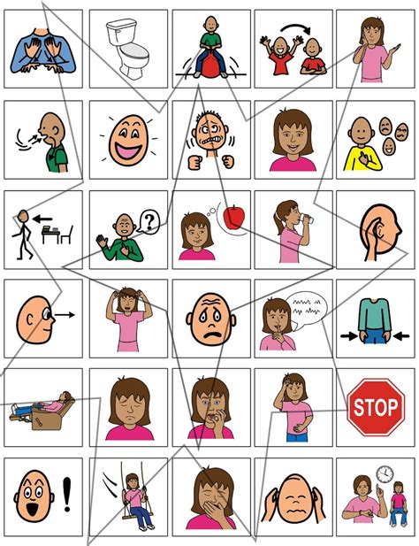Autism Visual Aid for Behavior and Self Regulation SMALL Etsy Australia