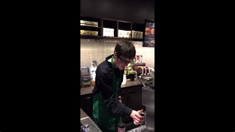 Autism barista or AKA dancing barista - YouTube