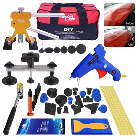 Auto Body Dent Repair Tools, Aluminum + Rubber Paintless Dent Repair …