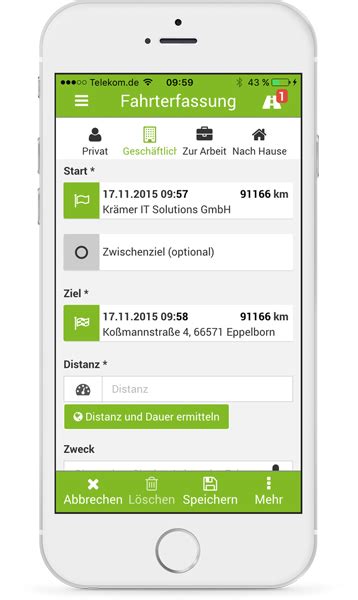Auto Fahrtenbuch App