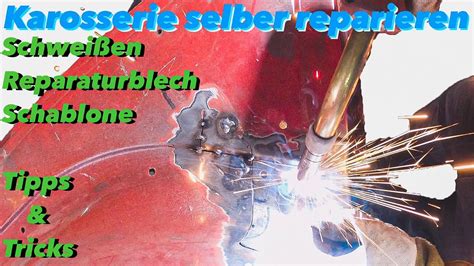 Auto Karosserie selber reparieren - Blech bauen und - YouTube