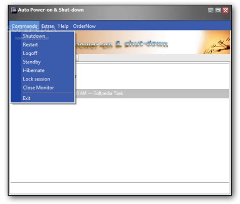 Auto Power-on and Shut-down for Windows