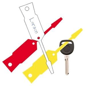 Auto Service Plastic Arrow Key Tags Yellow 1,000/Box