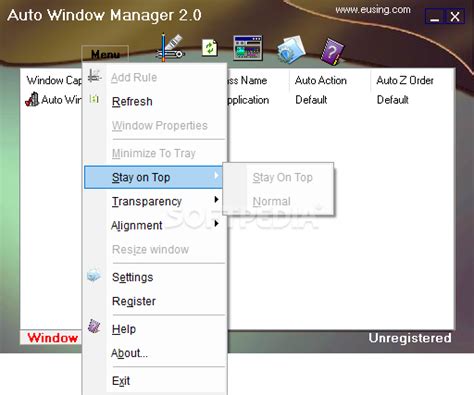 Auto Window Manager for Windows