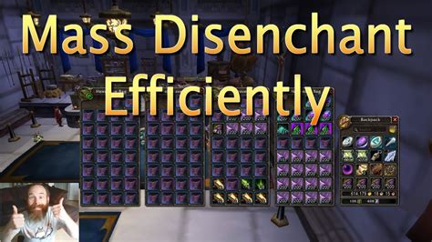 Auto disenchant addon wow.  Track essences obtained from disenchanting, g...