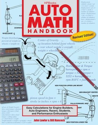 Auto math handbook hp1554 easy calculations for engine builders auto engineers racers students and per formance. - Manuale di servizio del disco laser pioneer cld 3070.