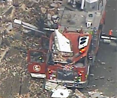 Auto parts store in north St. Louis catches fire, collapses